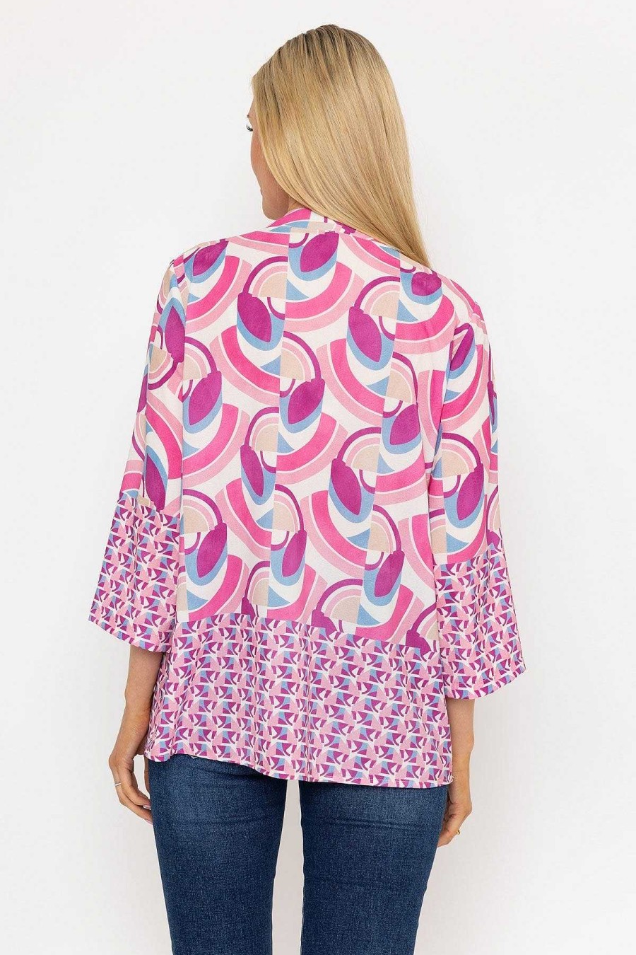 Tops & Blouses | Pala D'oro Olivia Top In Pink Print