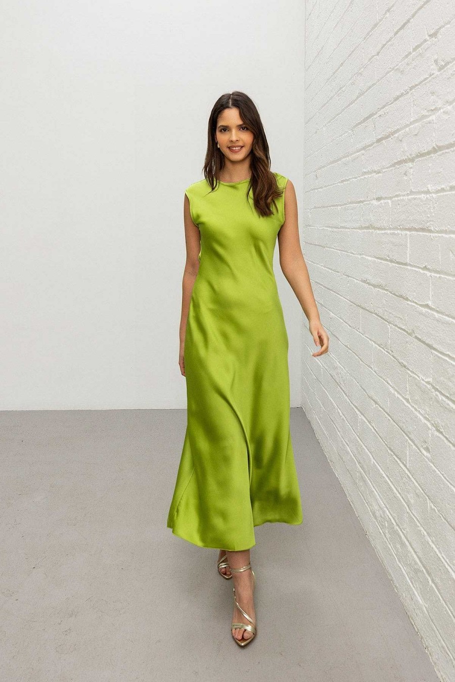 Dresses & Jumpsuits | Pala D'oro Sport Green Vanessa Midi Dress