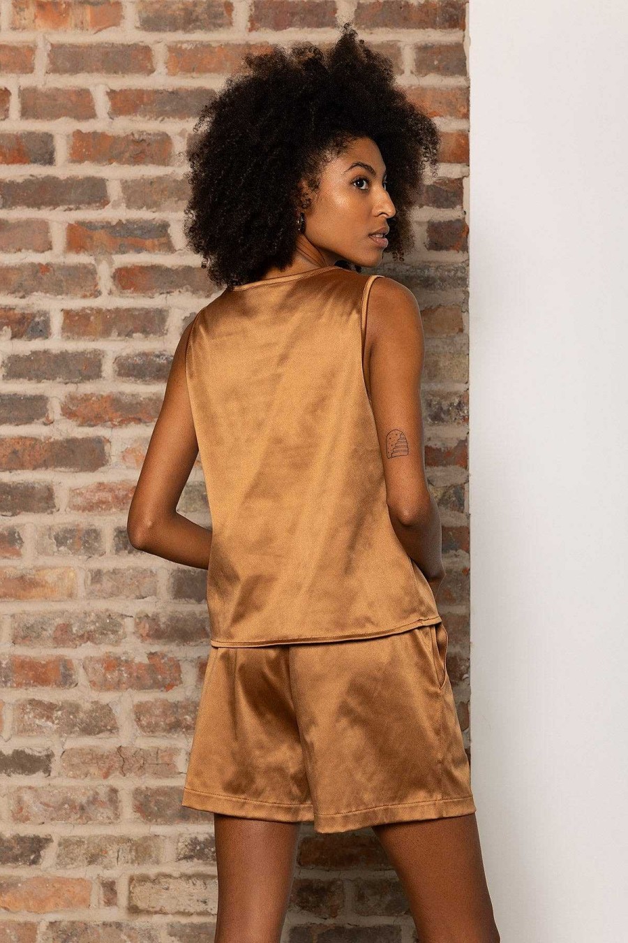 Tops & Blouses | Pala D'oro Sport Blair Sleeveless Top In Bronze