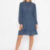 Dresses & Jumpsuits | Pala D'oro Navy Long Sleeve Nadia Dress