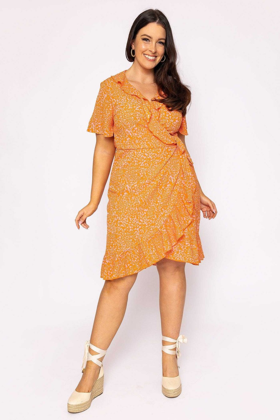 Dresses & Jumpsuits | Vero Moda Curve Curve - Delilah Dress In Orange