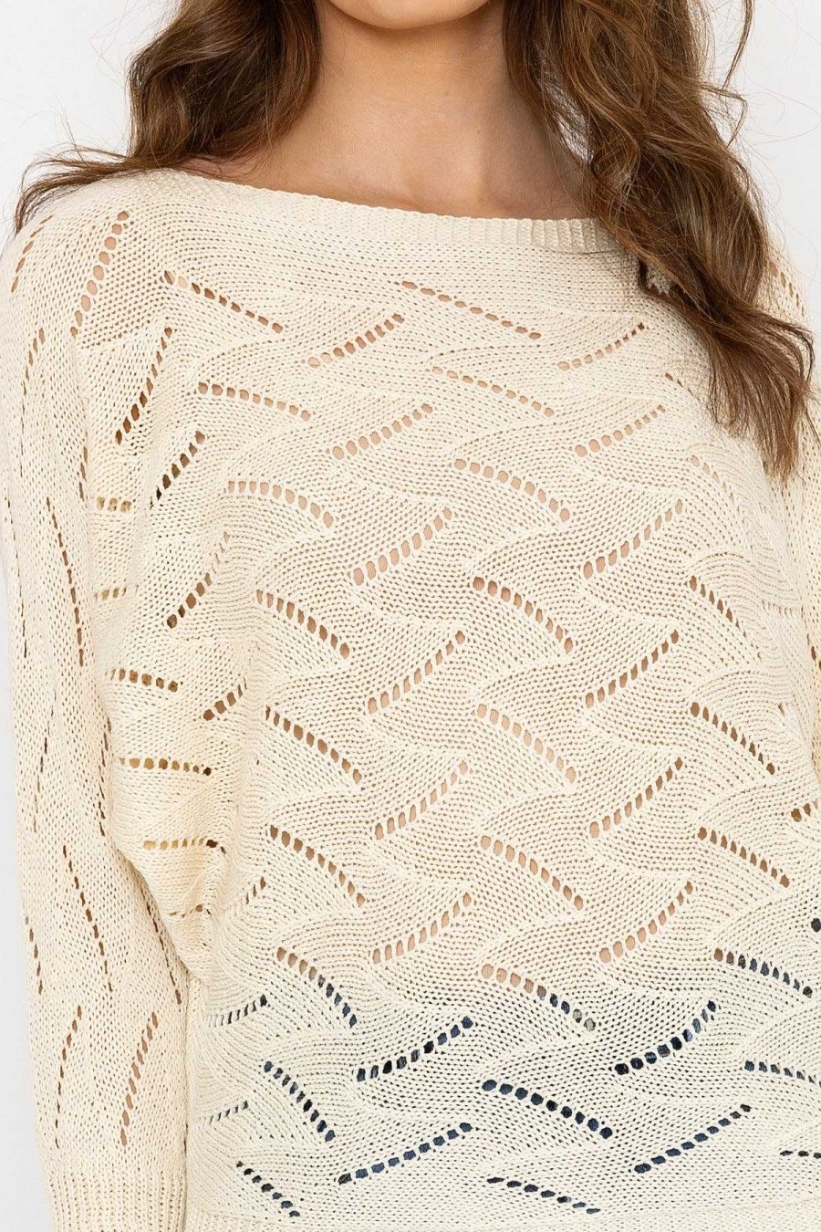 Tops & Blouses | Pala D'Oro White Woven Knit