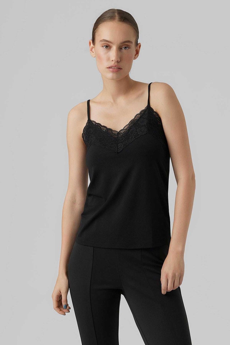 Tops & Blouses | Vero Moda Jade Milla Singlet Top In Black