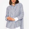 Tops & Blouses | J'aime la Vie Navy Candy Striped Shirt