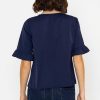 Tops & Blouses | Rowen Avenue Button Blouse In Navy